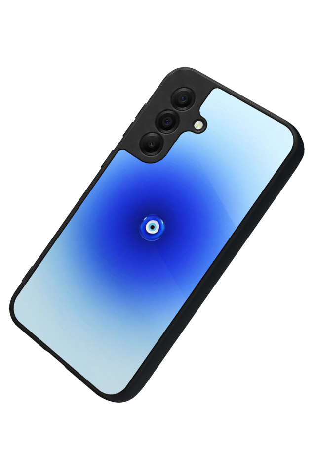 Samsung Galaxy A17 Uyumlu Nazar Tasarımlı Glossy Premium Kılıf