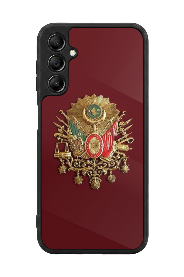 Samsung Galaxy A14 Uyumlu Osmanli Tugrasi Tasarımlı Glossy Premium Kılıf