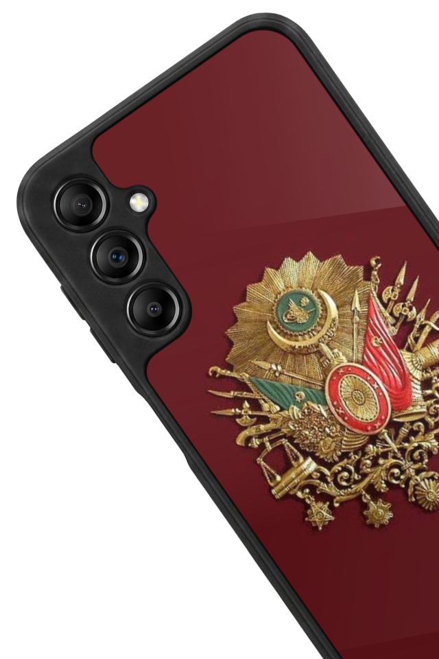 Samsung Galaxy A14 Uyumlu Osmanli Tugrasi Tasarımlı Glossy Premium Kılıf