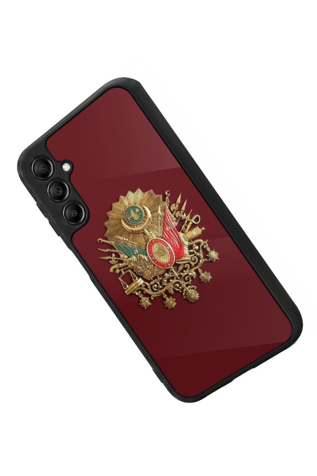 Samsung Galaxy A14 Uyumlu Osmanli Tugrasi Tasarımlı Glossy Premium Kılıf