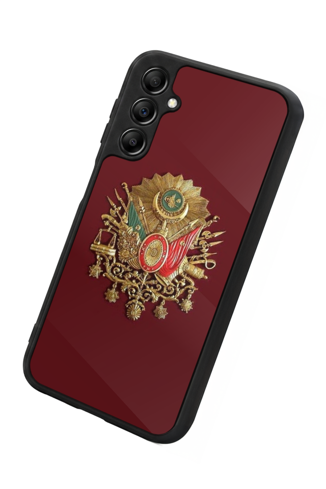 Samsung Galaxy A14 Uyumlu Osmanli Tugrasi Tasarımlı Glossy Premium Kılıf