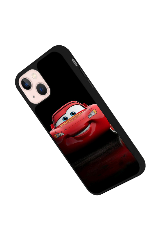 iPhone 13/14 Uyumlu Şimsek McQueen Tasarımlı Glossy Premium Kılıf