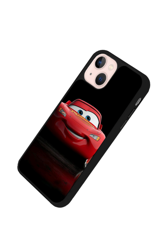 iPhone 13/14 Uyumlu Şimsek McQueen Tasarımlı Glossy Premium Kılıf