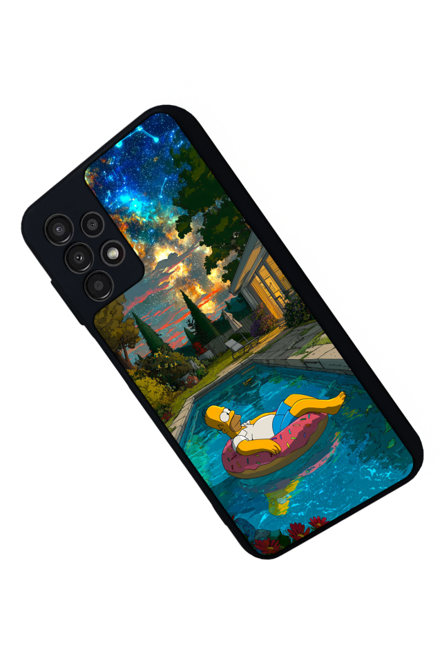 Samsung Galaxy A23 Uyumlu The Simpsons Tasarımlı Glossy Premium Kılıf