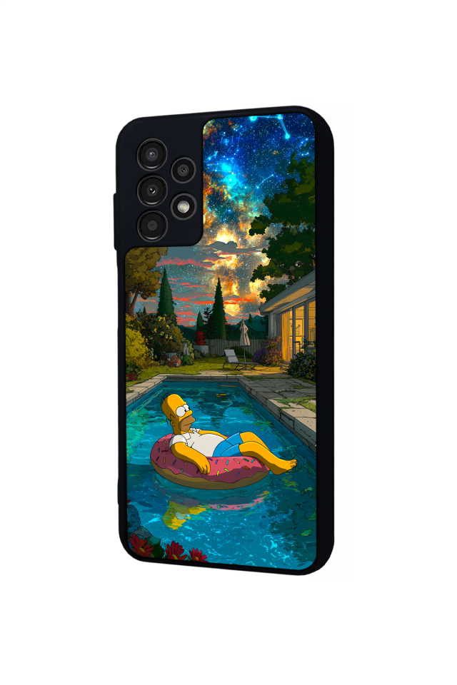 Samsung Galaxy A23 Uyumlu The Simpsons Tasarımlı Glossy Premium Kılıf