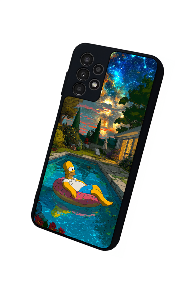 Samsung Galaxy A23 Uyumlu The Simpsons Tasarımlı Glossy Premium Kılıf