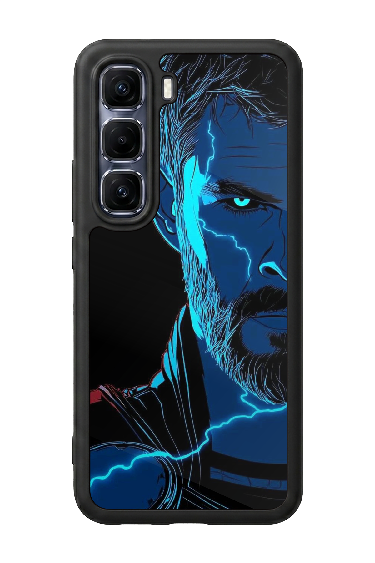 Infinix Hot 60 Pro Plus Uyumlu Thor Tasarımlı Glossy Premium Kılıf