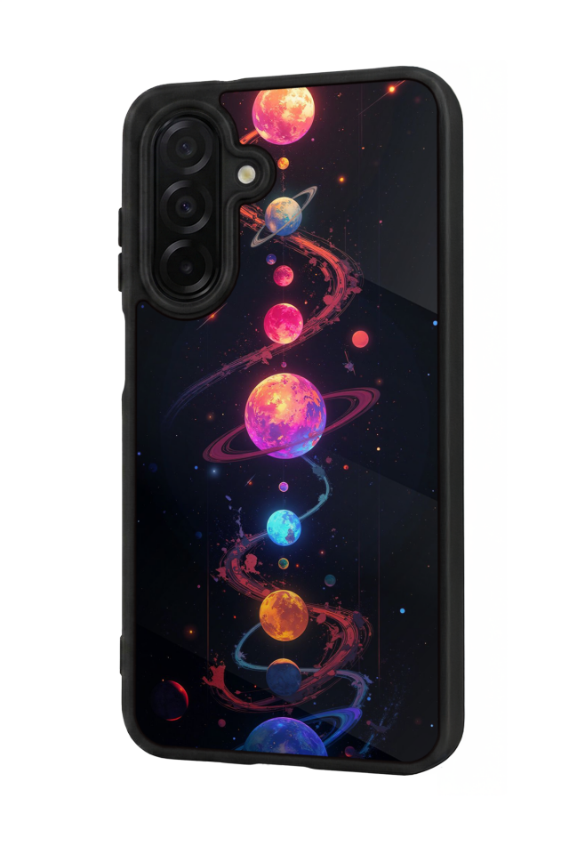 Samsung Galaxy A36 Uyumlu Uzay Tasarımlı Glossy Premium Kılıf