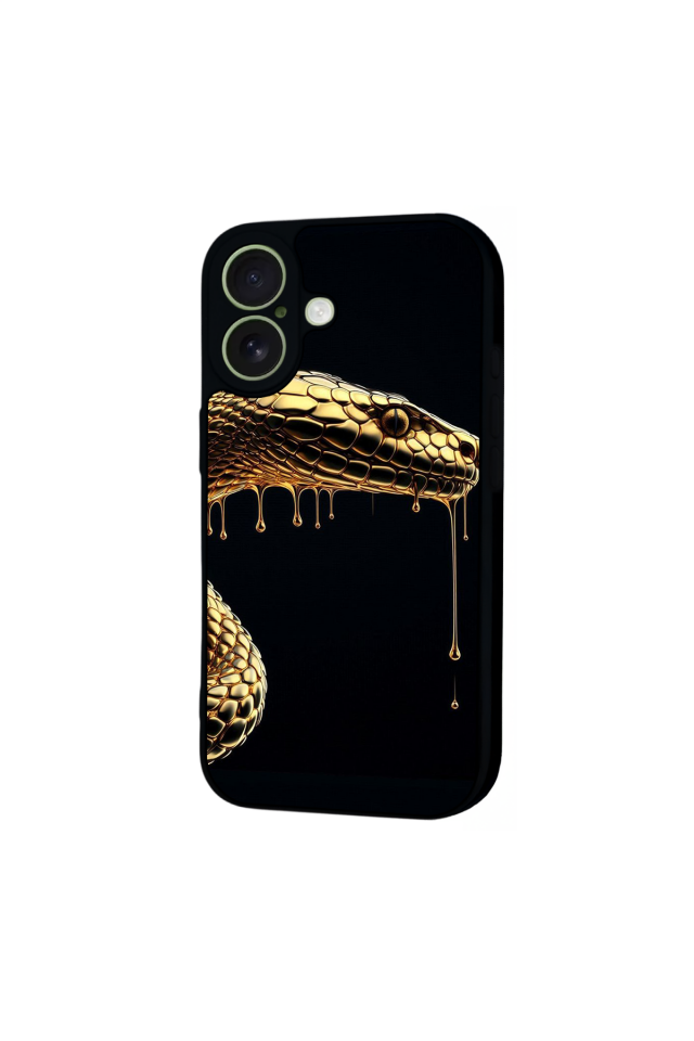 iPhone 17 Uyumlu Yılan Tasarımlı Glossy Premium Kılıf