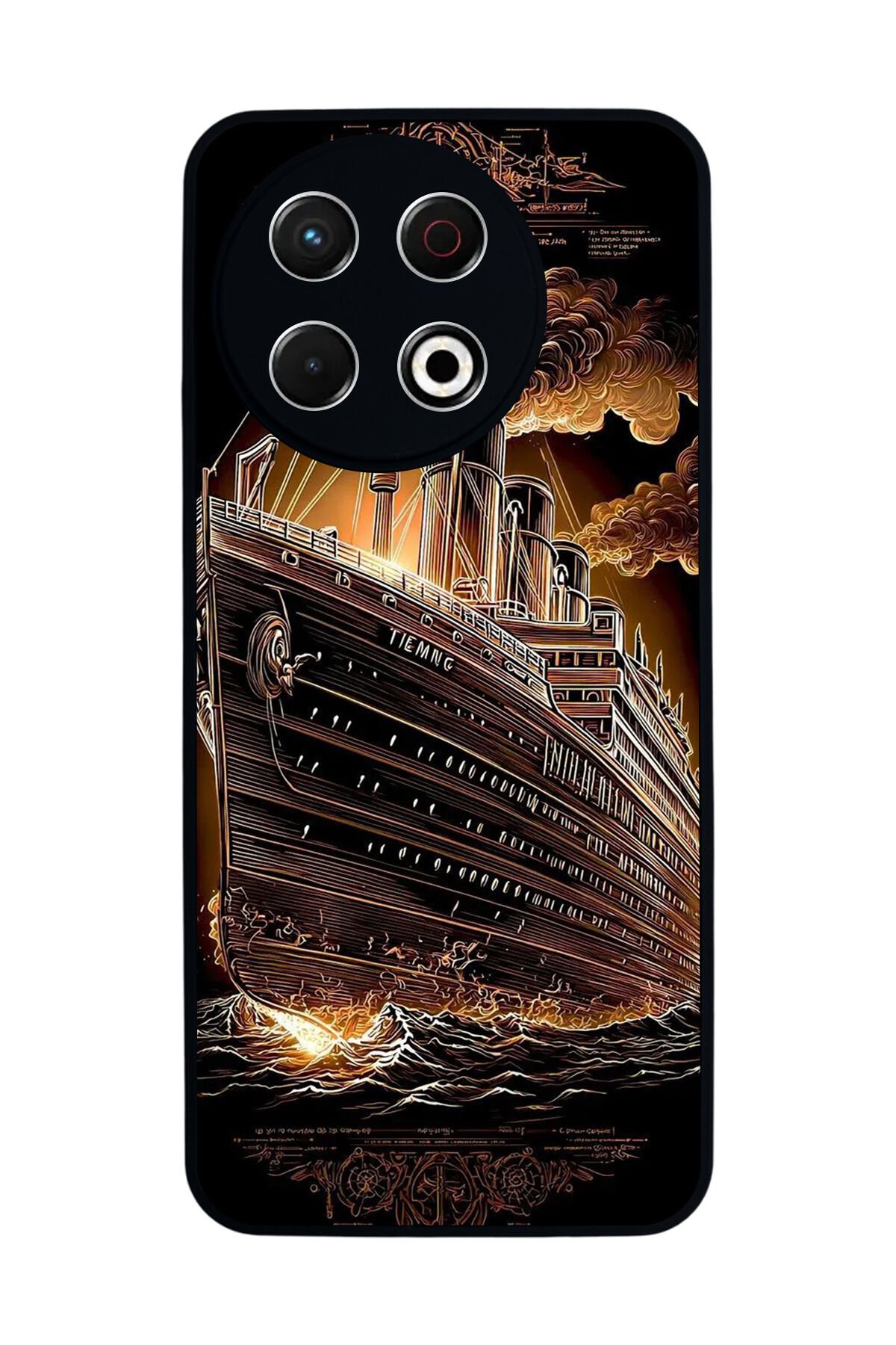 Tecno Spark 30 Pro Uyumlu Korsan Tasarımlı Glossy Premium Kılıf