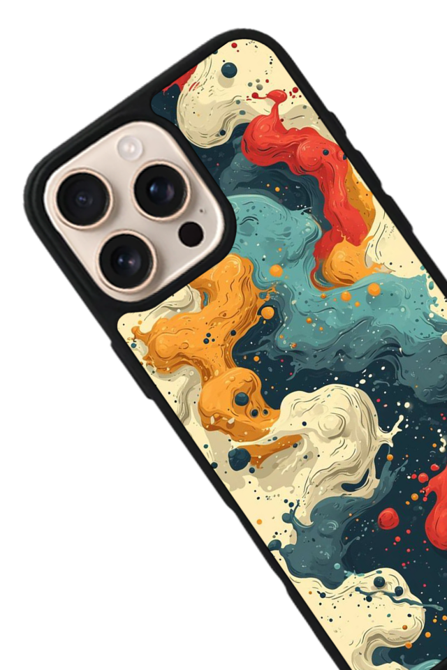 iPhone 16 Pro Max Uyumlu Abstract Tasarımlı Glossy Premium Kılıf