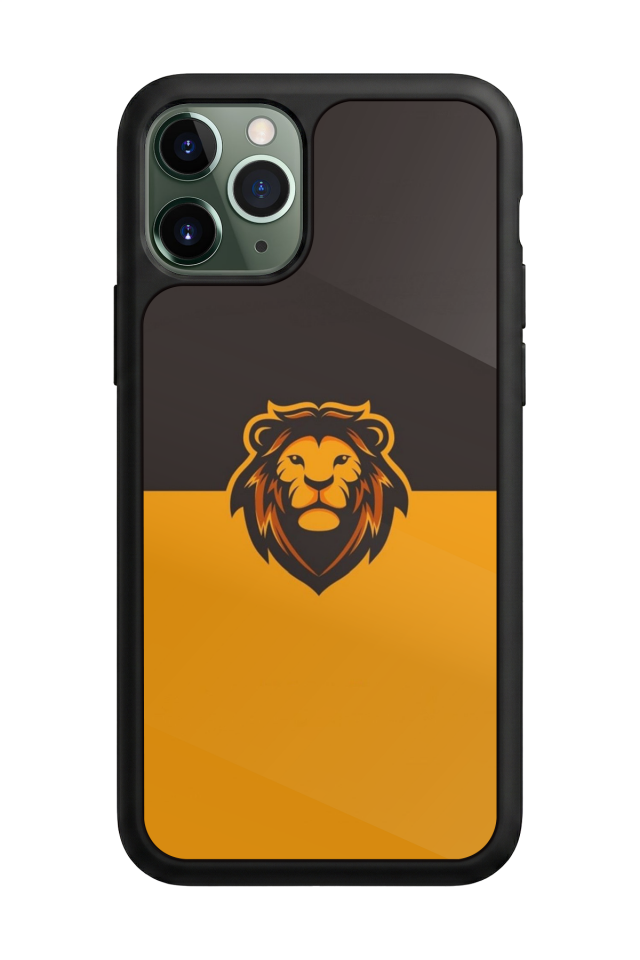 iPhone 11 Pro Uyumlu Aslan Tasarımlı Glossy Premium Kılıf