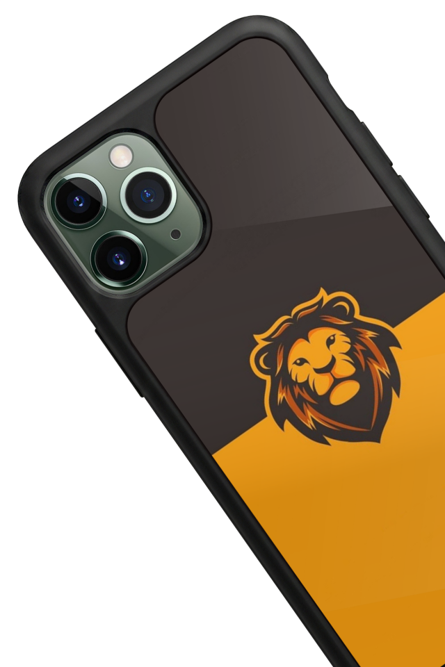 iPhone 11 Pro Uyumlu Aslan Tasarımlı Glossy Premium Kılıf
