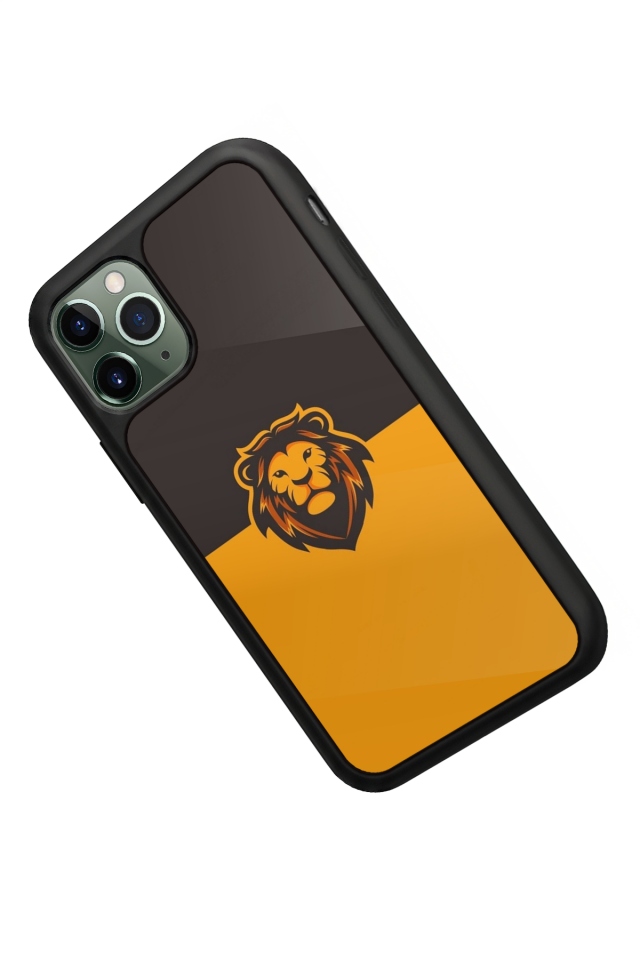 iPhone 11 Pro Uyumlu Aslan Tasarımlı Glossy Premium Kılıf
