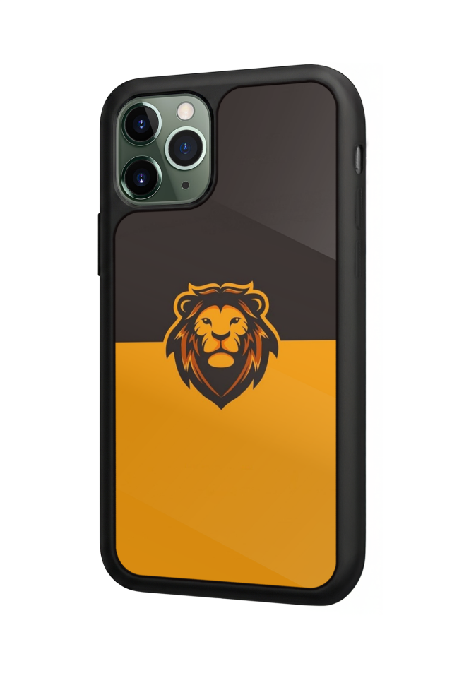 iPhone 11 Pro Uyumlu Aslan Tasarımlı Glossy Premium Kılıf