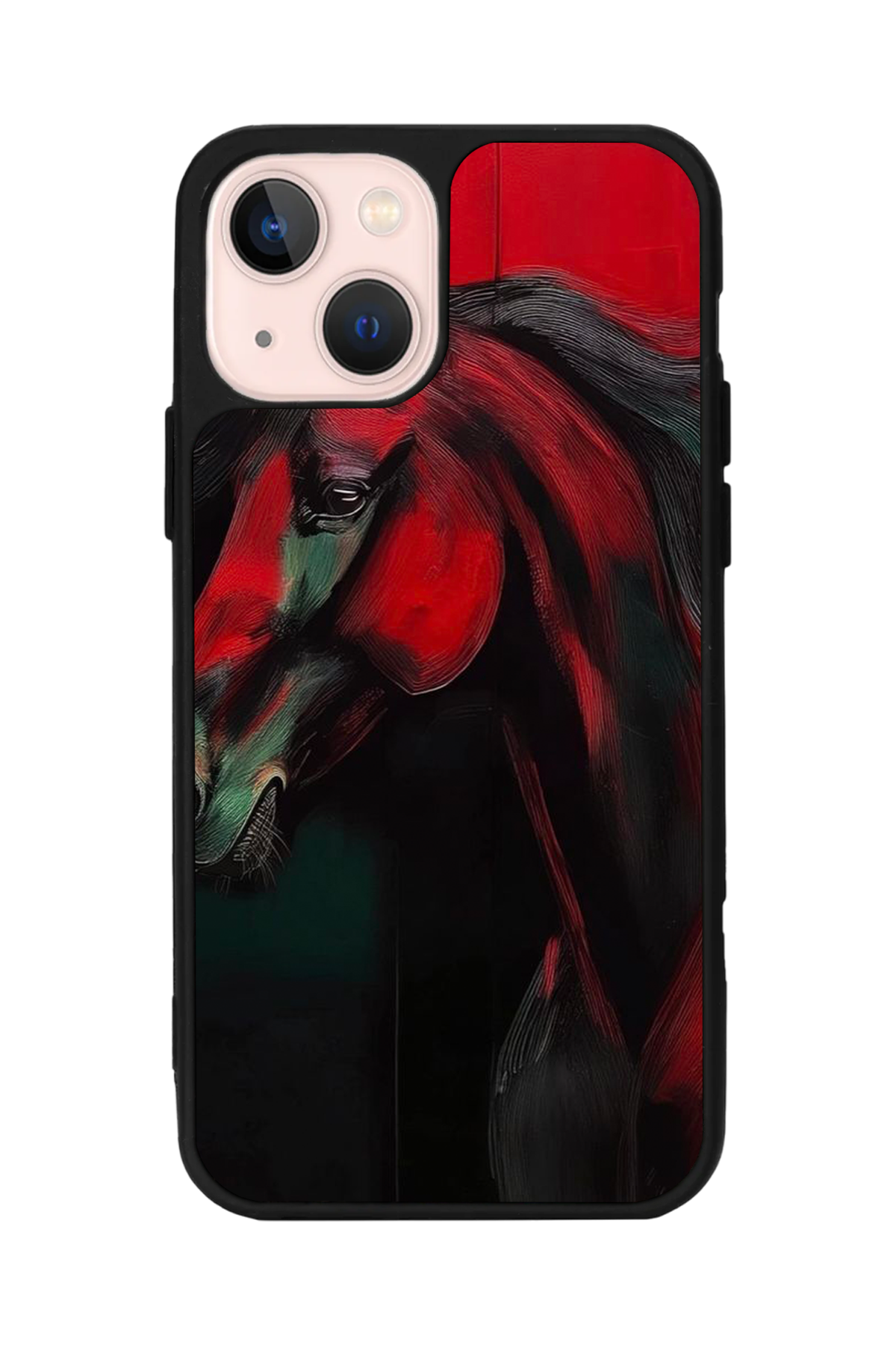iPhone 14 Plus Uyumlu At Horse Tasarımlı Glossy Premium Kılıf