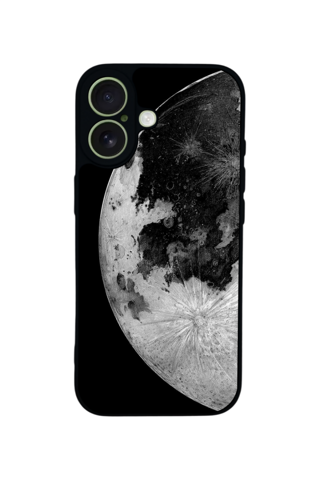 iPhone 17 Uyumlu Ay Tasarımlı Glossy Premium Kılıf