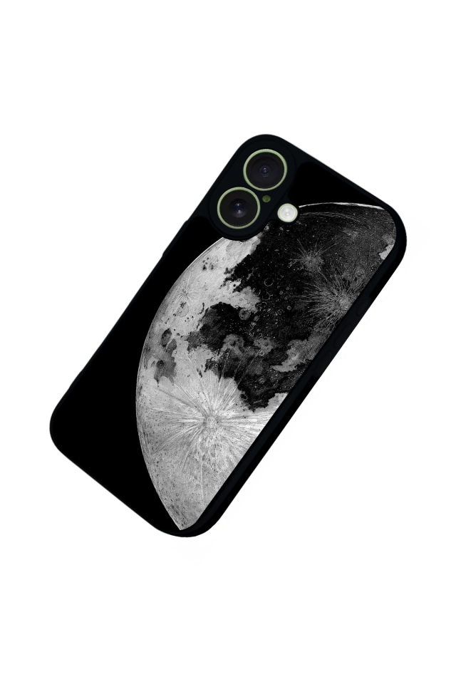 iPhone 17 Uyumlu Ay Tasarımlı Glossy Premium Kılıf