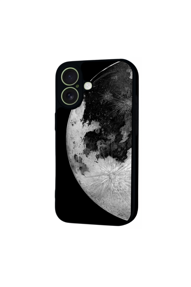 iPhone 17 Uyumlu Ay Tasarımlı Glossy Premium Kılıf