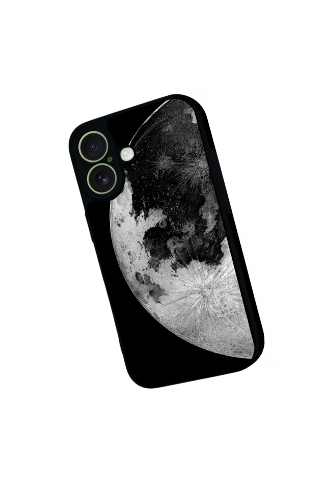 iPhone 17 Uyumlu Ay Tasarımlı Glossy Premium Kılıf