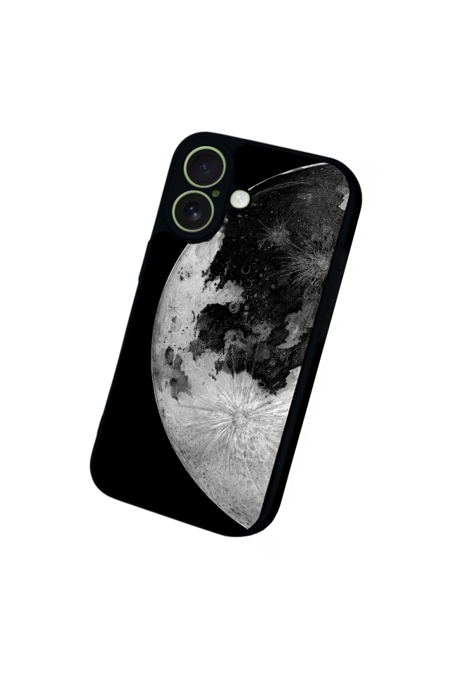 iPhone 17 Uyumlu Ay Tasarımlı Glossy Premium Kılıf