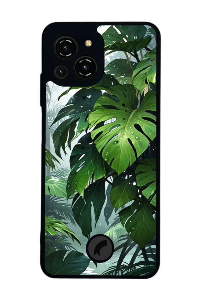 Reeder S23 Pro Max Uyumlu Botanik Tasarımlı Glossy Premium Kılıf