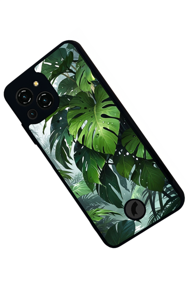 Reeder S23 Pro Max Uyumlu Botanik Tasarımlı Glossy Premium Kılıf