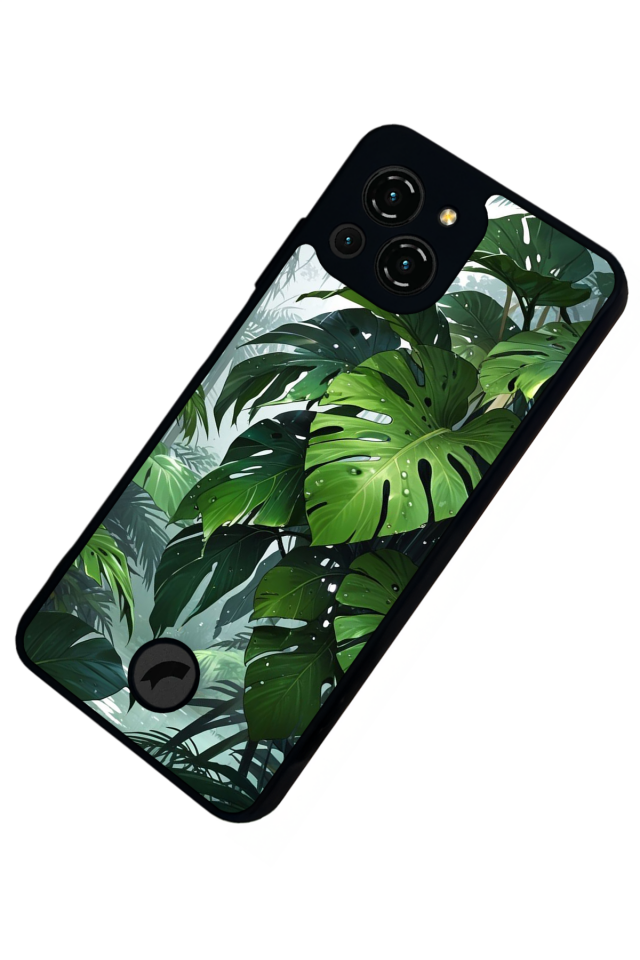 Reeder S23 Pro Max Uyumlu Botanik Tasarımlı Glossy Premium Kılıf