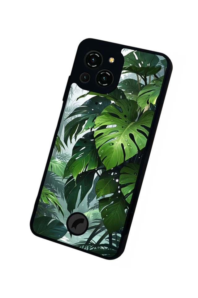 Reeder S23 Pro Max Uyumlu Botanik Tasarımlı Glossy Premium Kılıf