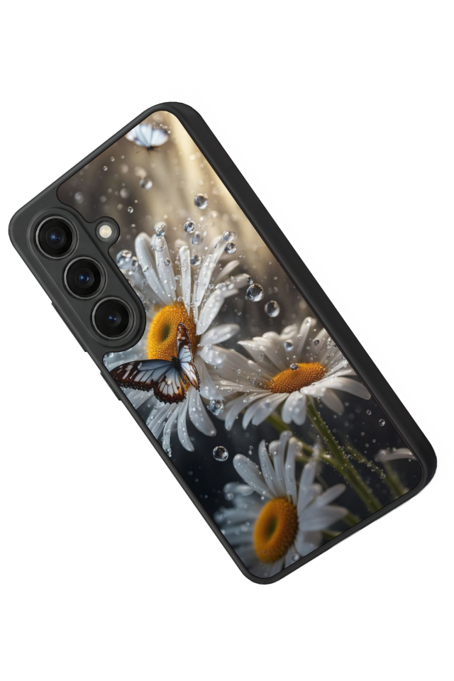 Samsung Galaxy S26 Uyumlu Cicek Tasarımlı Glossy Premium Kılıf