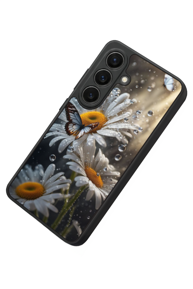 Samsung Galaxy S26 Uyumlu Cicek Tasarımlı Glossy Premium Kılıf