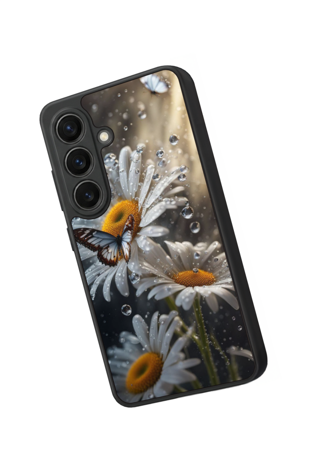 Samsung Galaxy S26 Uyumlu Cicek Tasarımlı Glossy Premium Kılıf