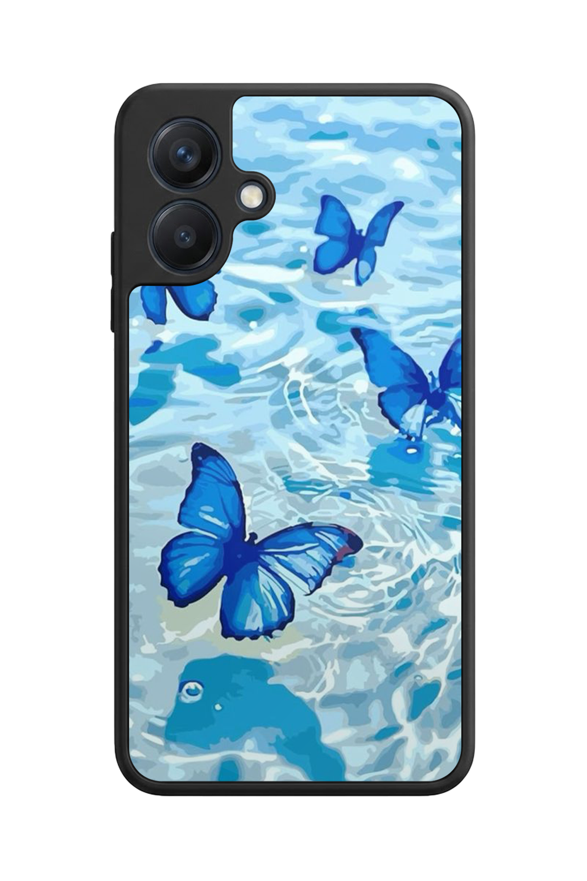 Samsung Galaxy A07 Uyumlu Kelebek Tasarımlı Glossy Premium Kılıf