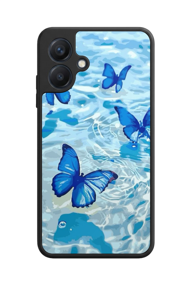 Samsung Galaxy A07 Uyumlu Kelebek Tasarımlı Glossy Premium Kılıf