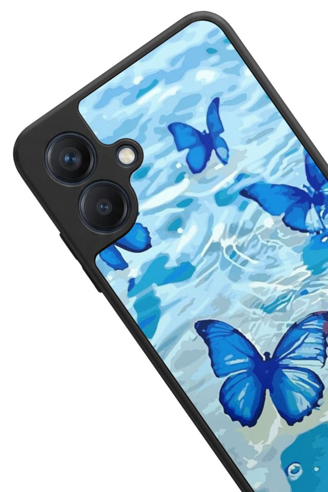Samsung Galaxy A07 Uyumlu Kelebek Tasarımlı Glossy Premium Kılıf