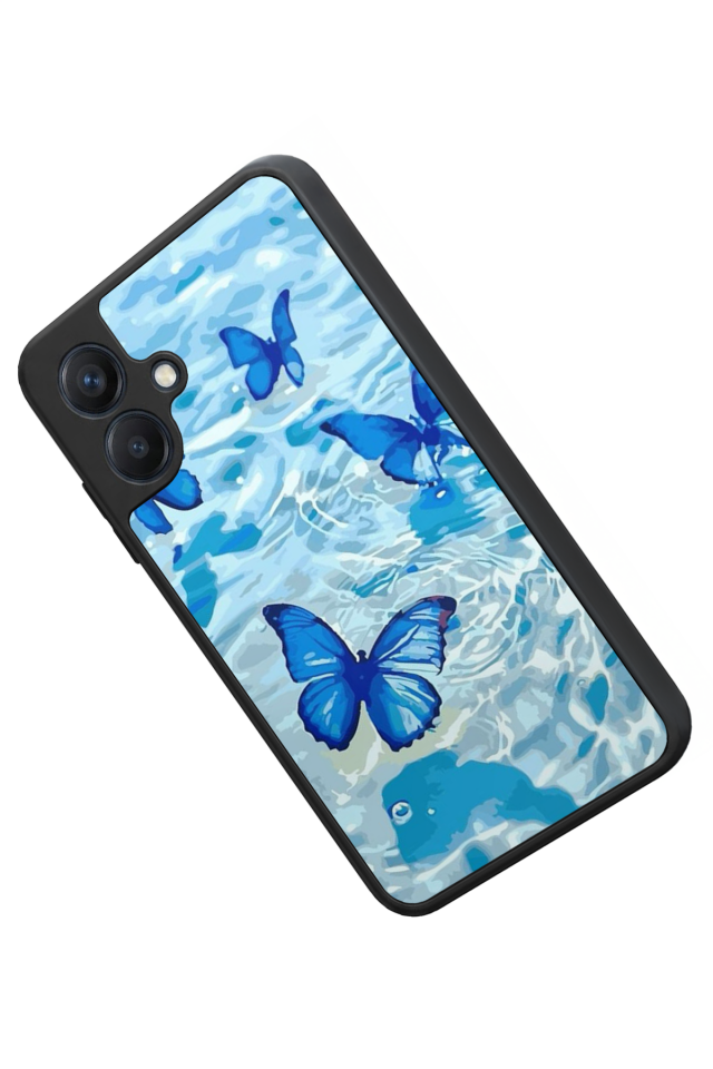 Samsung Galaxy A07 Uyumlu Kelebek Tasarımlı Glossy Premium Kılıf