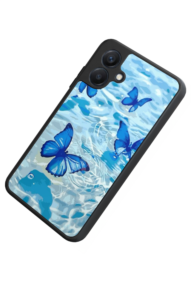 Samsung Galaxy A07 Uyumlu Kelebek Tasarımlı Glossy Premium Kılıf
