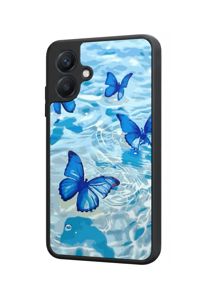 Samsung Galaxy A07 Uyumlu Kelebek Tasarımlı Glossy Premium Kılıf