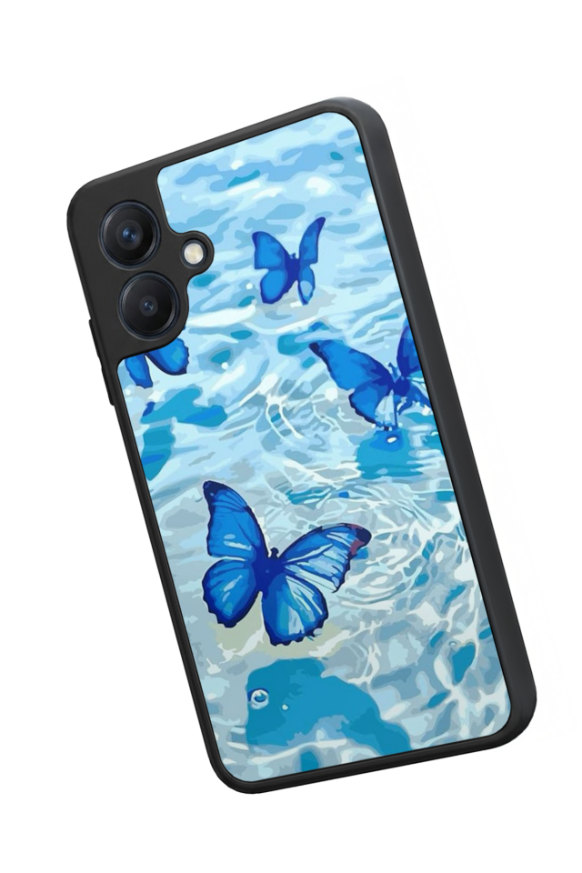 Samsung Galaxy A07 Uyumlu Kelebek Tasarımlı Glossy Premium Kılıf