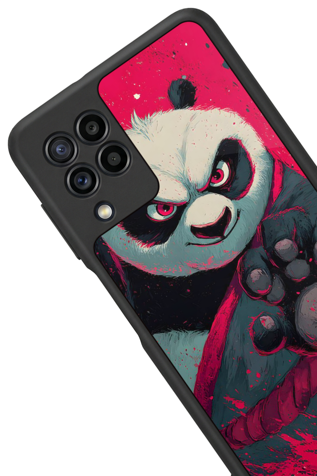 Samsung Galaxy M32 Uyumlu Kung Fu Panda Tasarımlı Glossy Premium Kılıf