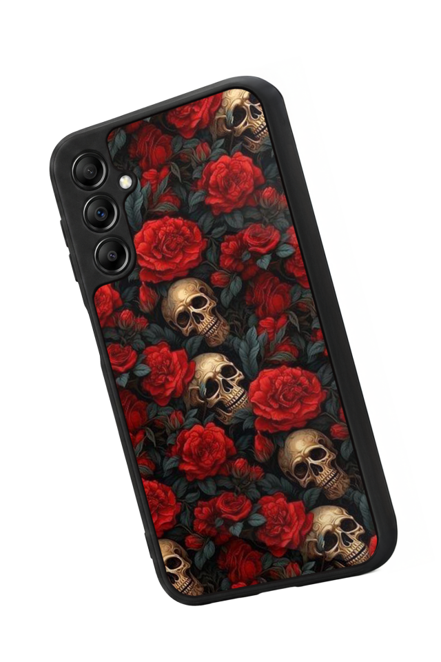 Samsung Galaxy A14 Uyumlu KuruKafa Tasarımlı Glossy Premium Kılıf