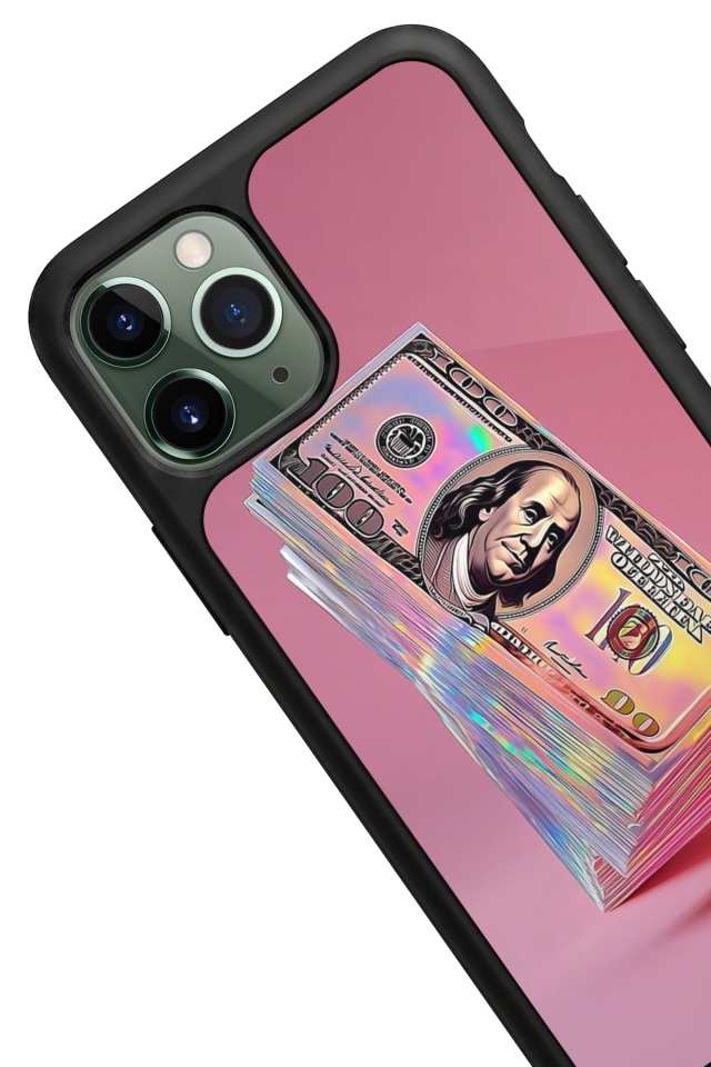 iPhone 11 Pro Max Uyumlu Money Para Tasarımlı Glossy Premium Kılıf