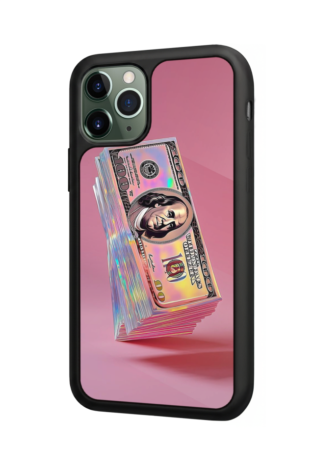 iPhone 11 Pro Max Uyumlu Money Para Tasarımlı Glossy Premium Kılıf