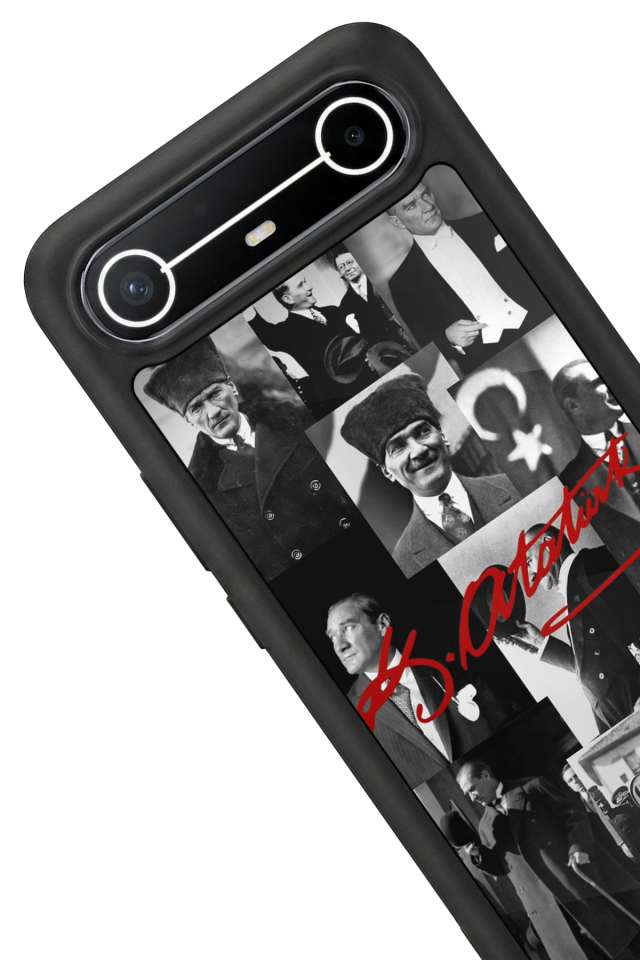 Tecno Spark Slim 5G Uyumlu Mustafa Kemal Ataturk Tasarımlı Glossy Premium Kılıf