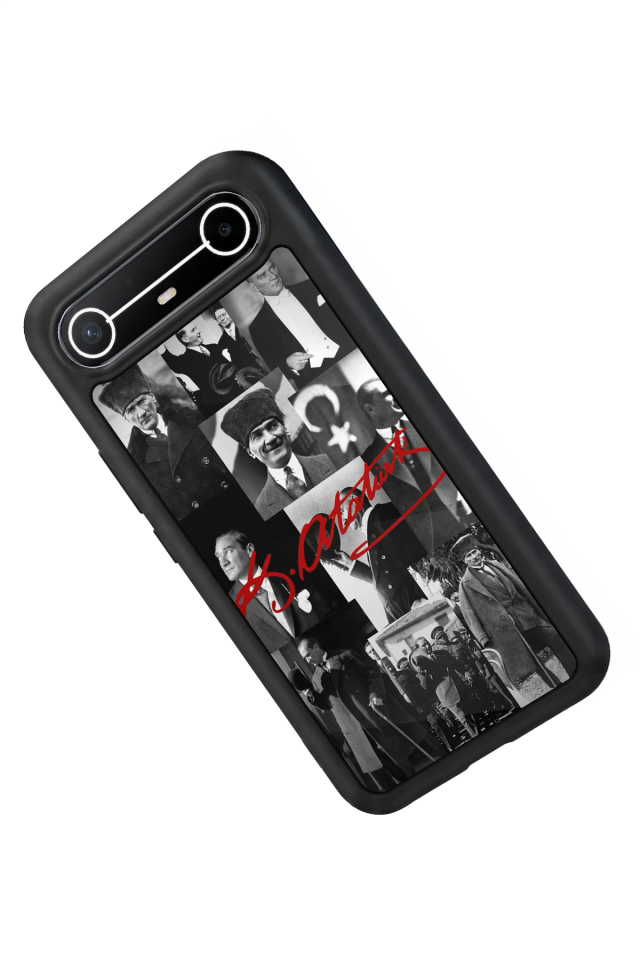 Tecno Spark Slim 5G Uyumlu Mustafa Kemal Ataturk Tasarımlı Glossy Premium Kılıf