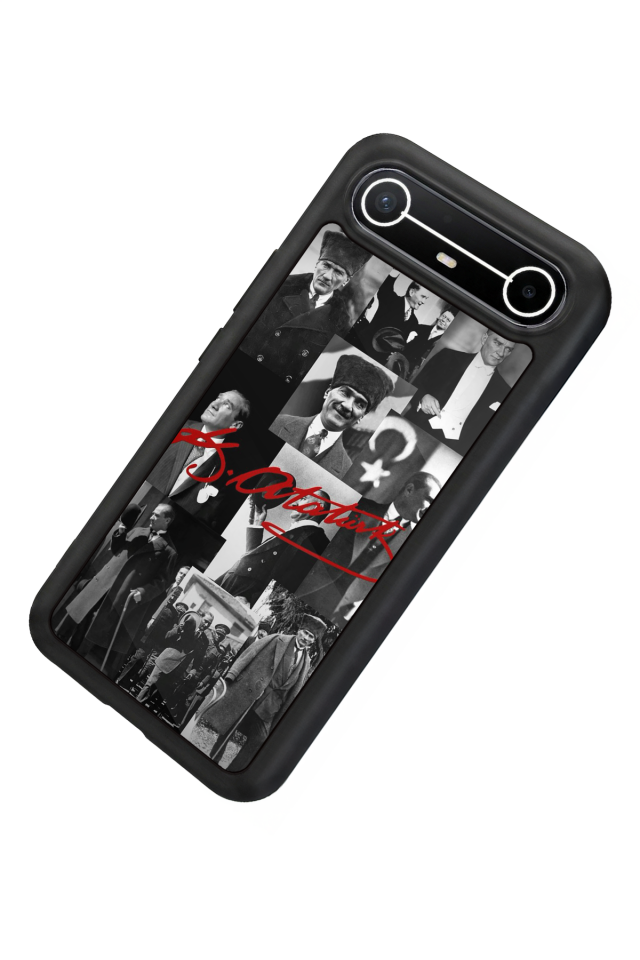 Tecno Spark Slim 5G Uyumlu Mustafa Kemal Ataturk Tasarımlı Glossy Premium Kılıf