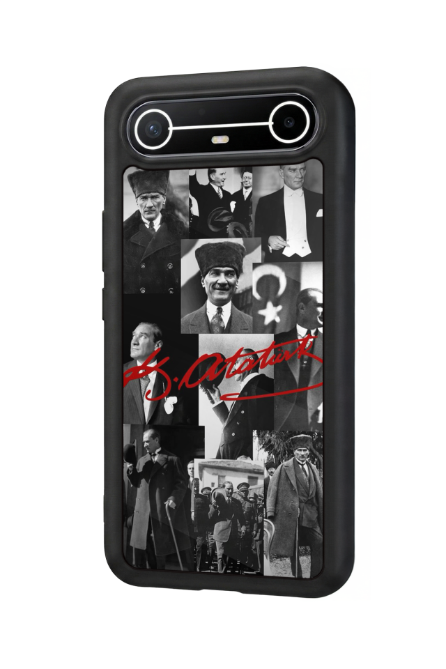 Tecno Spark Slim 5G Uyumlu Mustafa Kemal Ataturk Tasarımlı Glossy Premium Kılıf