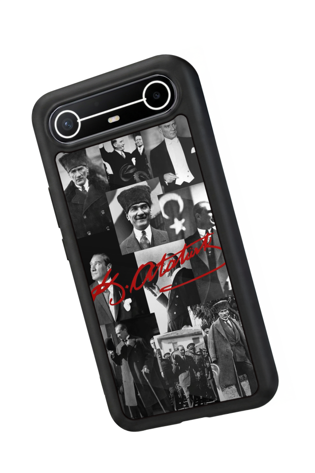 Tecno Spark Slim 5G Uyumlu Mustafa Kemal Ataturk Tasarımlı Glossy Premium Kılıf