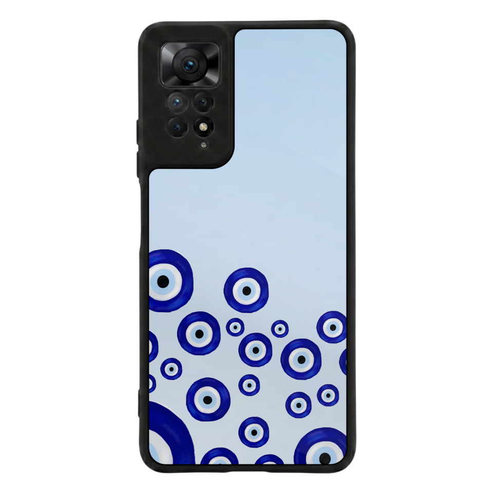 Xiaomi Redmi Note 11 Pro Uyumlu Nazar Tasarımlı Glossy Premium Kılıf