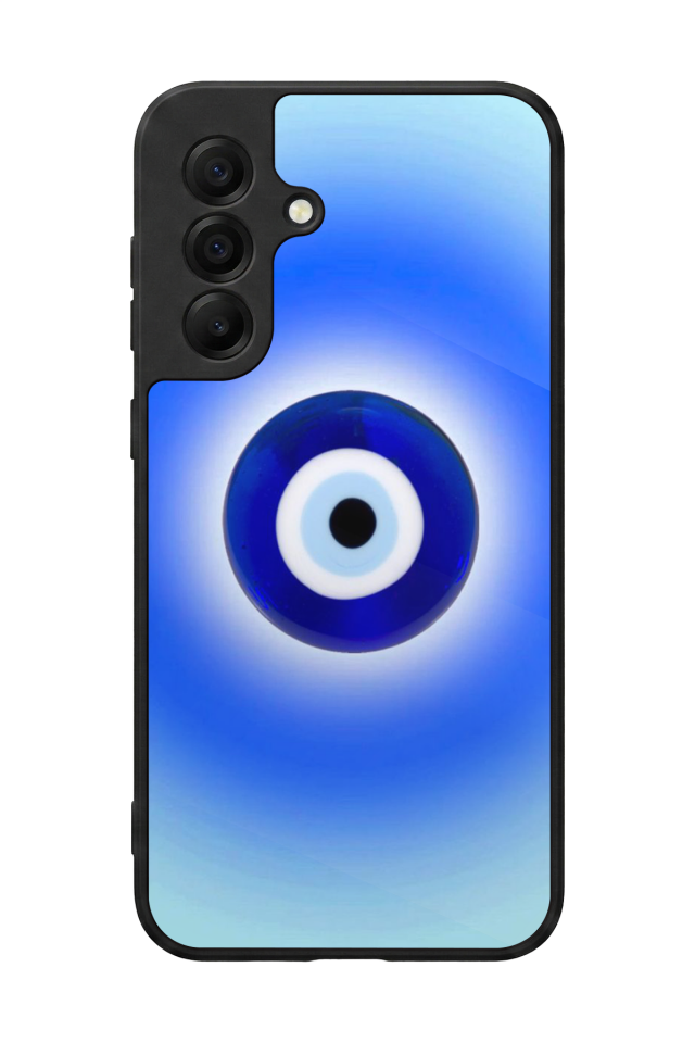 Samsung Galaxy A17 Uyumlu Nazar Tasarımlı Glossy Premium Kılıf
